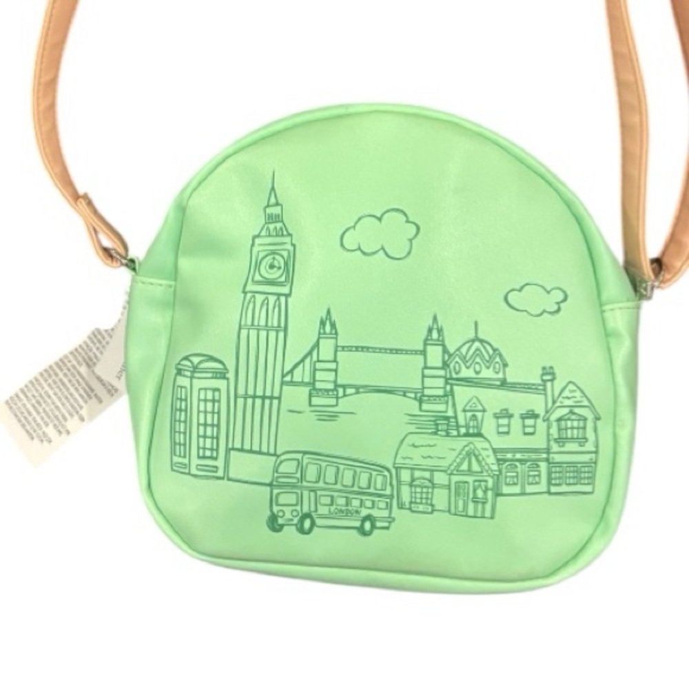 Disney’s Alice and Wonderland “It’s Always Tea Time” Faux Leather Crossbody - Picture 4 of 4